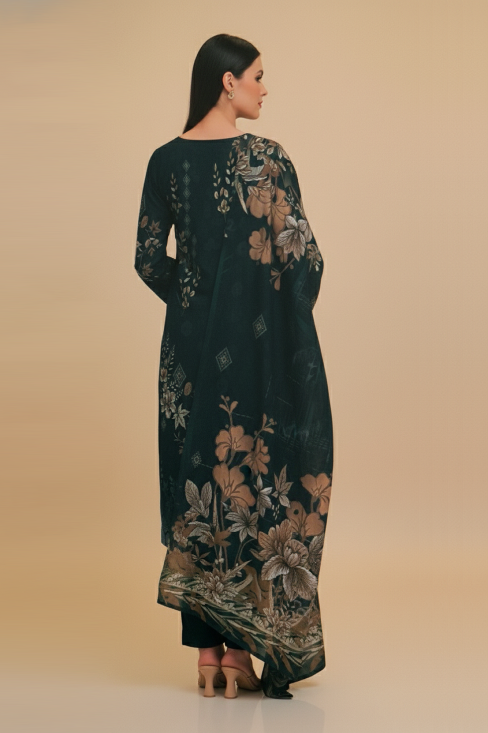 3 PIECE - PRINTED LAWN SUIT