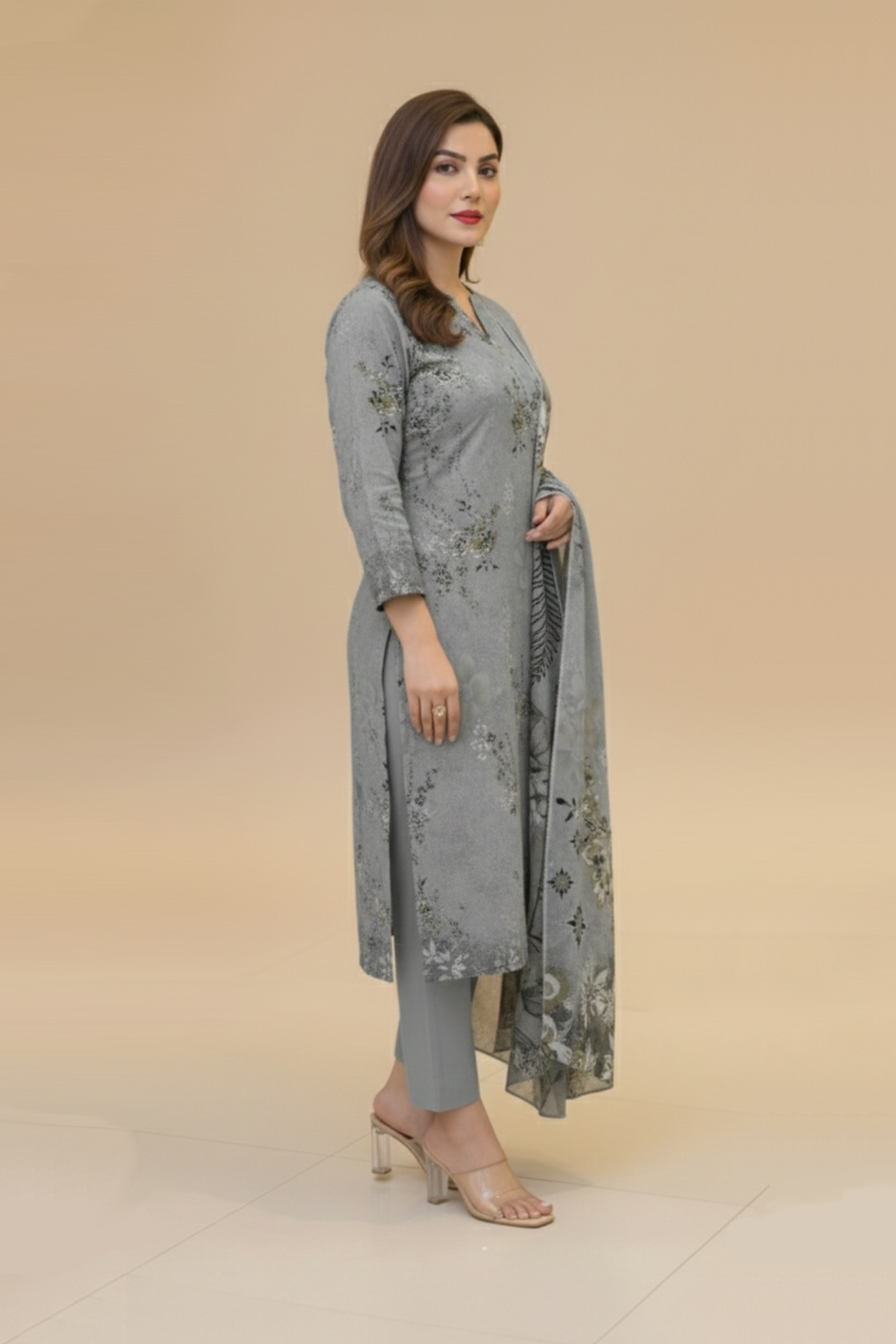 3 PIECE - PRINTED LAWN SUIT