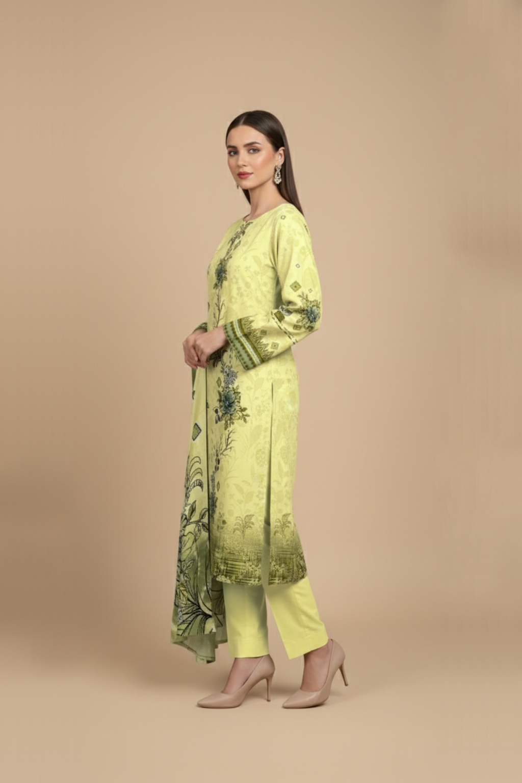 3 PIECE - PRINTED LAWN SUIT