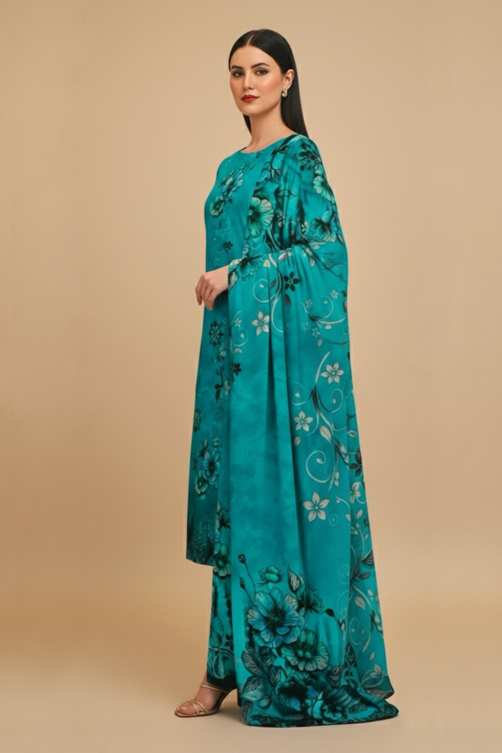 3 PIECE - PRINTED LAWN SUIT