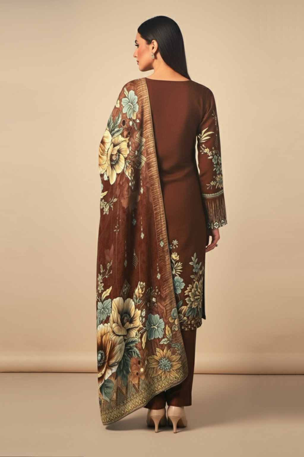3 PIECE - PRINTED LAWN SUIT