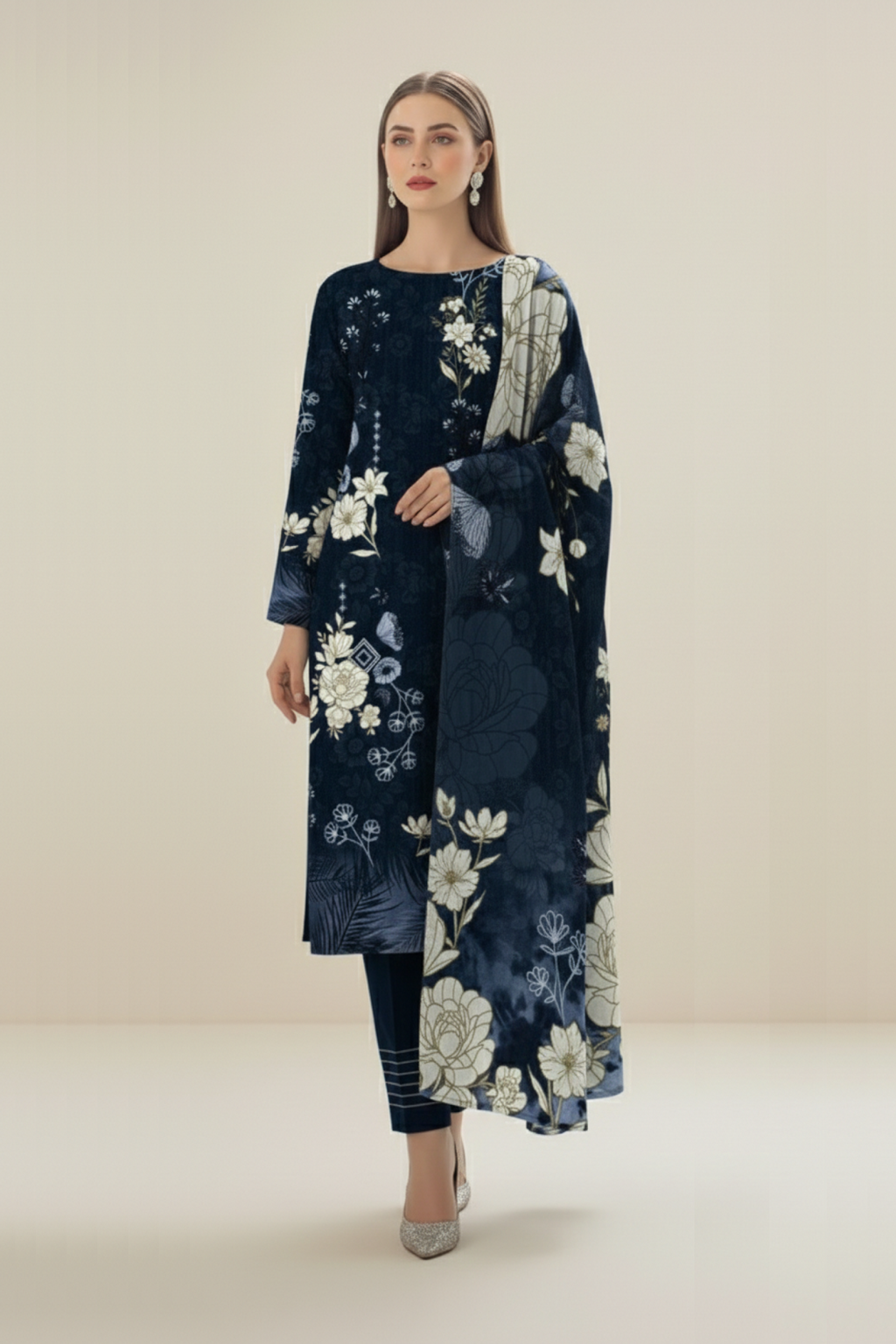3 PIECE - PRINTED LAWN SUIT