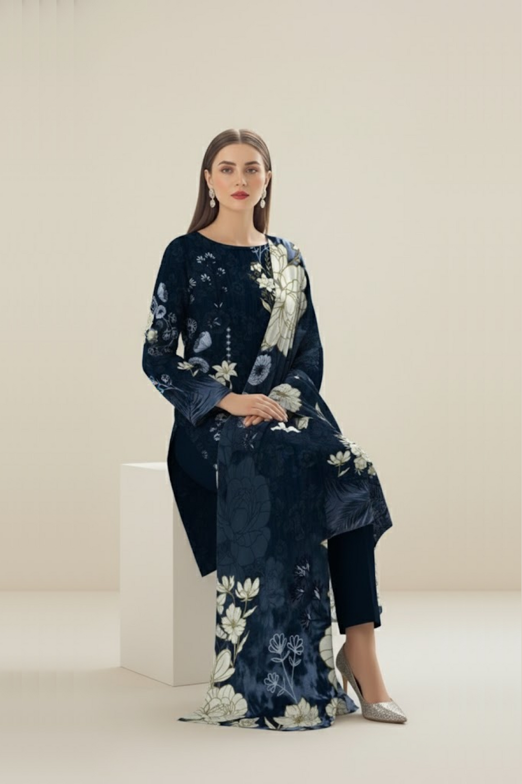 3 PIECE - PRINTED LAWN SUIT