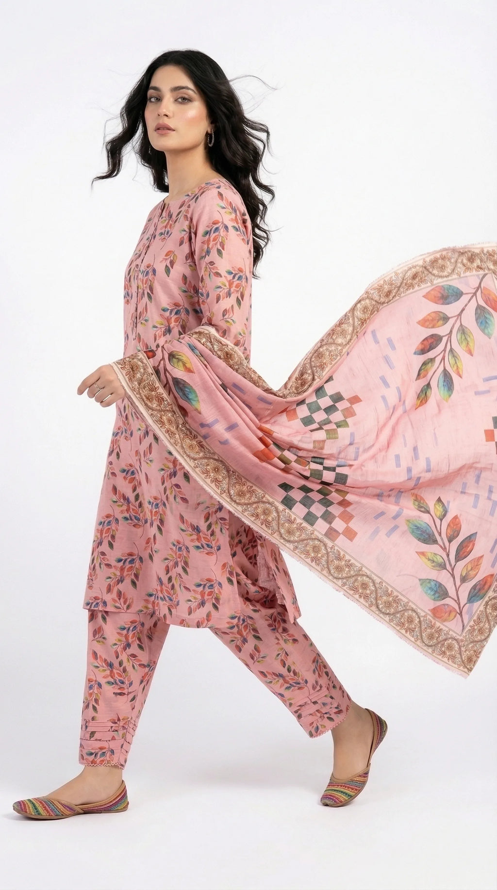 3 PIECE - PRINTED LAWN SUIT