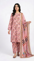 3 PIECE - PRINTED LAWN SUIT